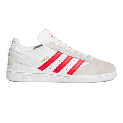 Adidas Busenitz - Cloud White / Better Scarlet / Gold Metallic