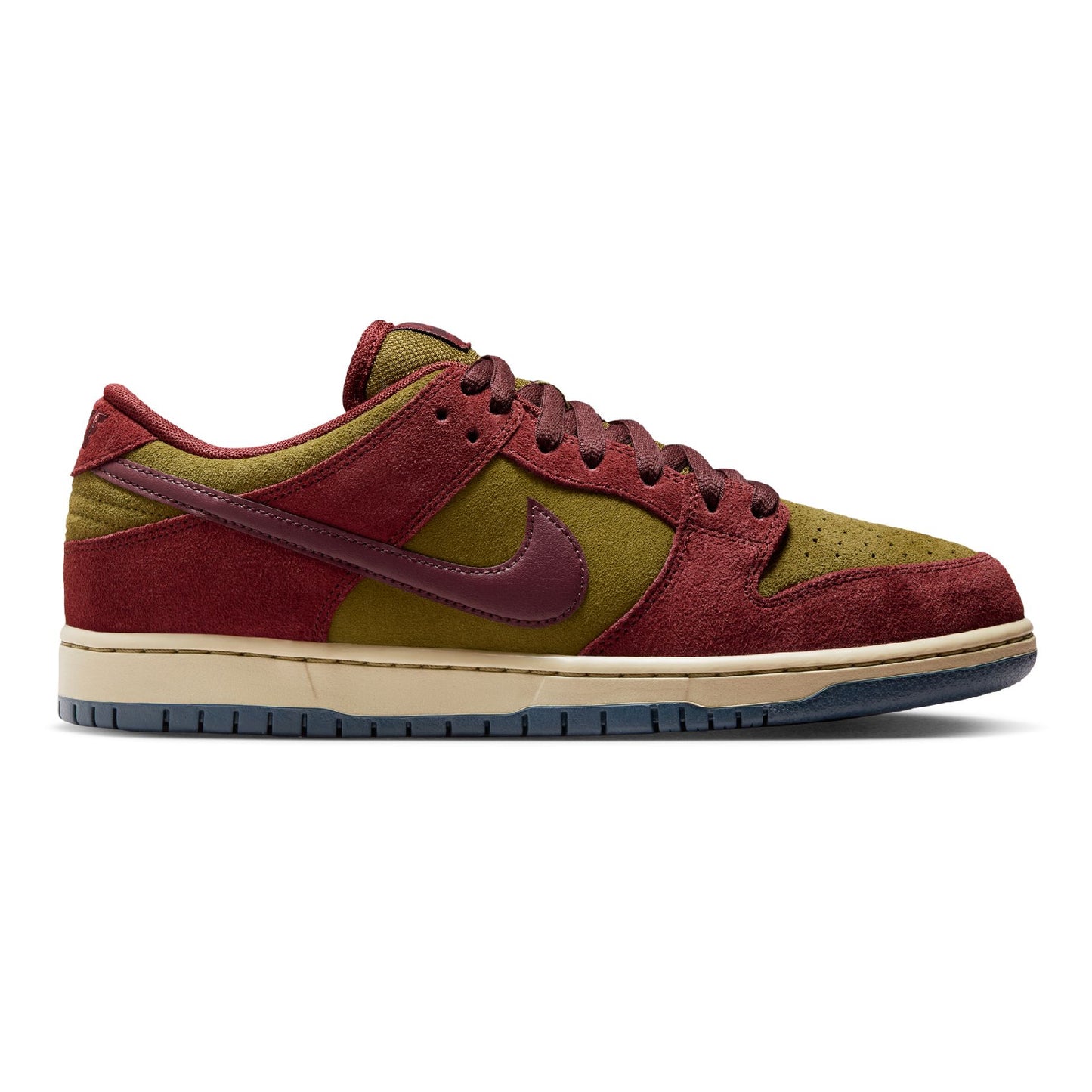Nike SB Dunk Low Pro - Dark Team Red/Burgundy Crush/Olive Flak