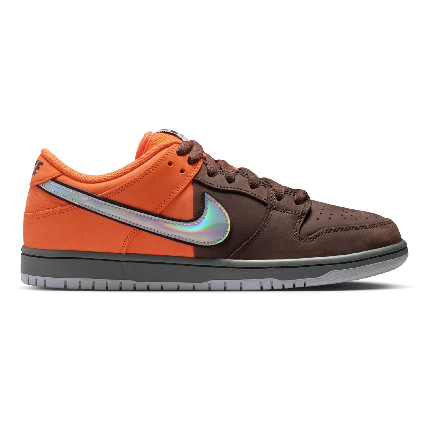 Nike SB Dunk Low Pro - Safety Orange/Wolf Grey-Baroque Brown