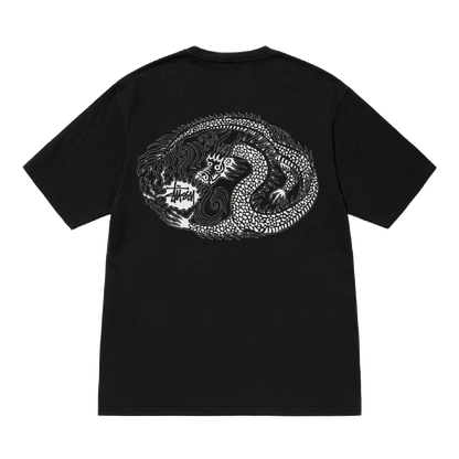 Stussy Mosaic Dragon Pigment Dyed Tee - Black