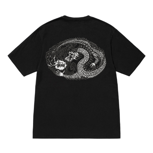 Stussy Mosaic Dragon Pigment Dyed Tee - Black