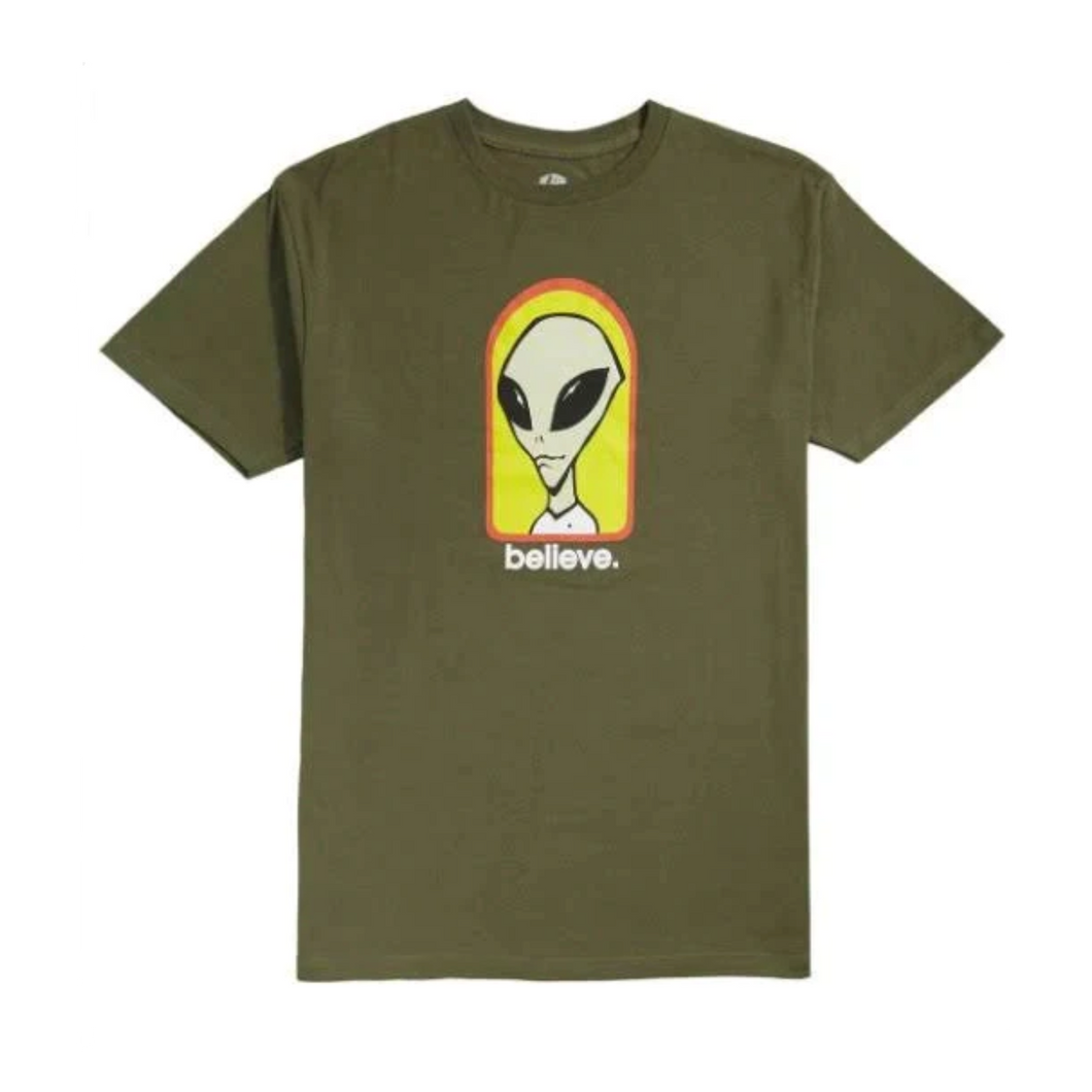 Alien Workshop Believe Tee - Olive