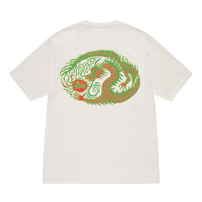 Stussy Mosaic Dragon Pigment Dyed Tee - Natural