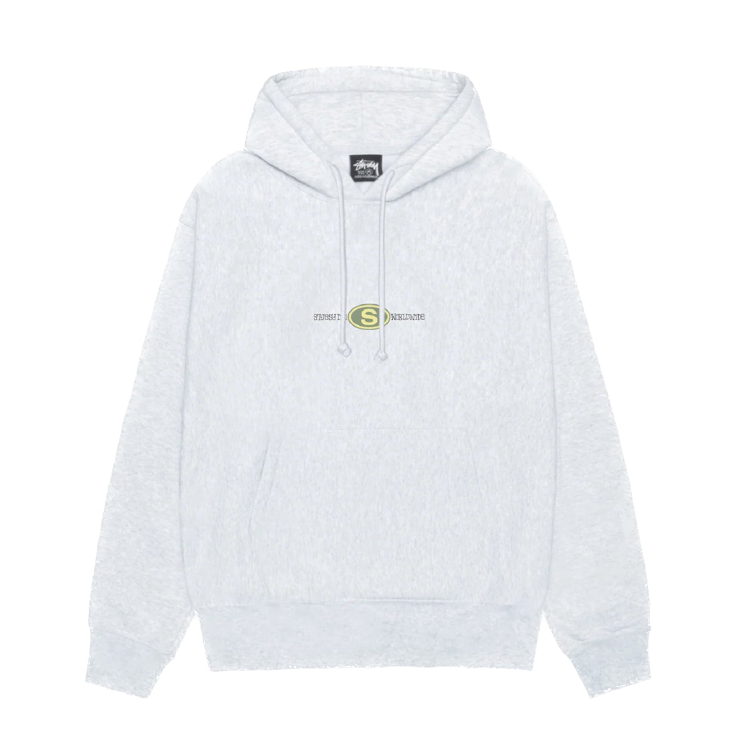 Stussy Worldwide Dot Hoodie - Ash Heather