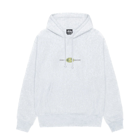 Stussy Worldwide Dot Hoodie - Ash Heather