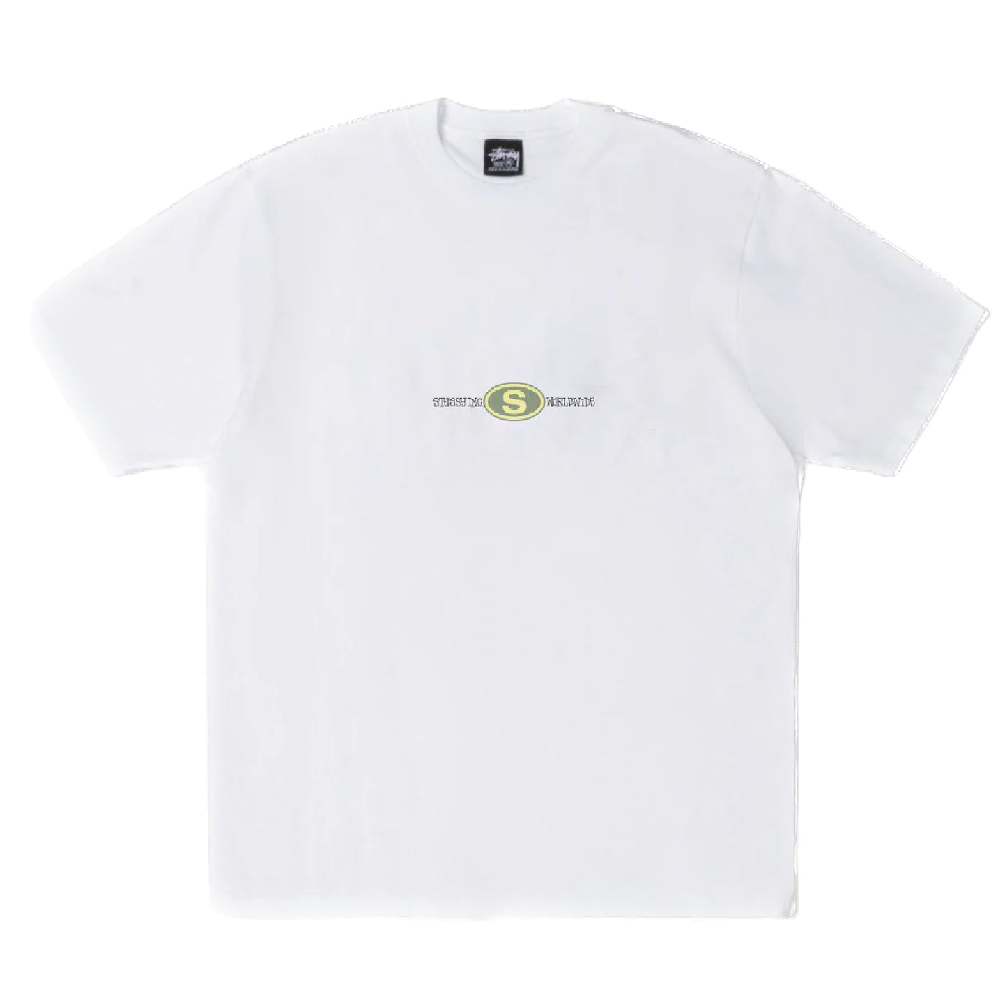 Stussy Worldwide Dot Tee - White