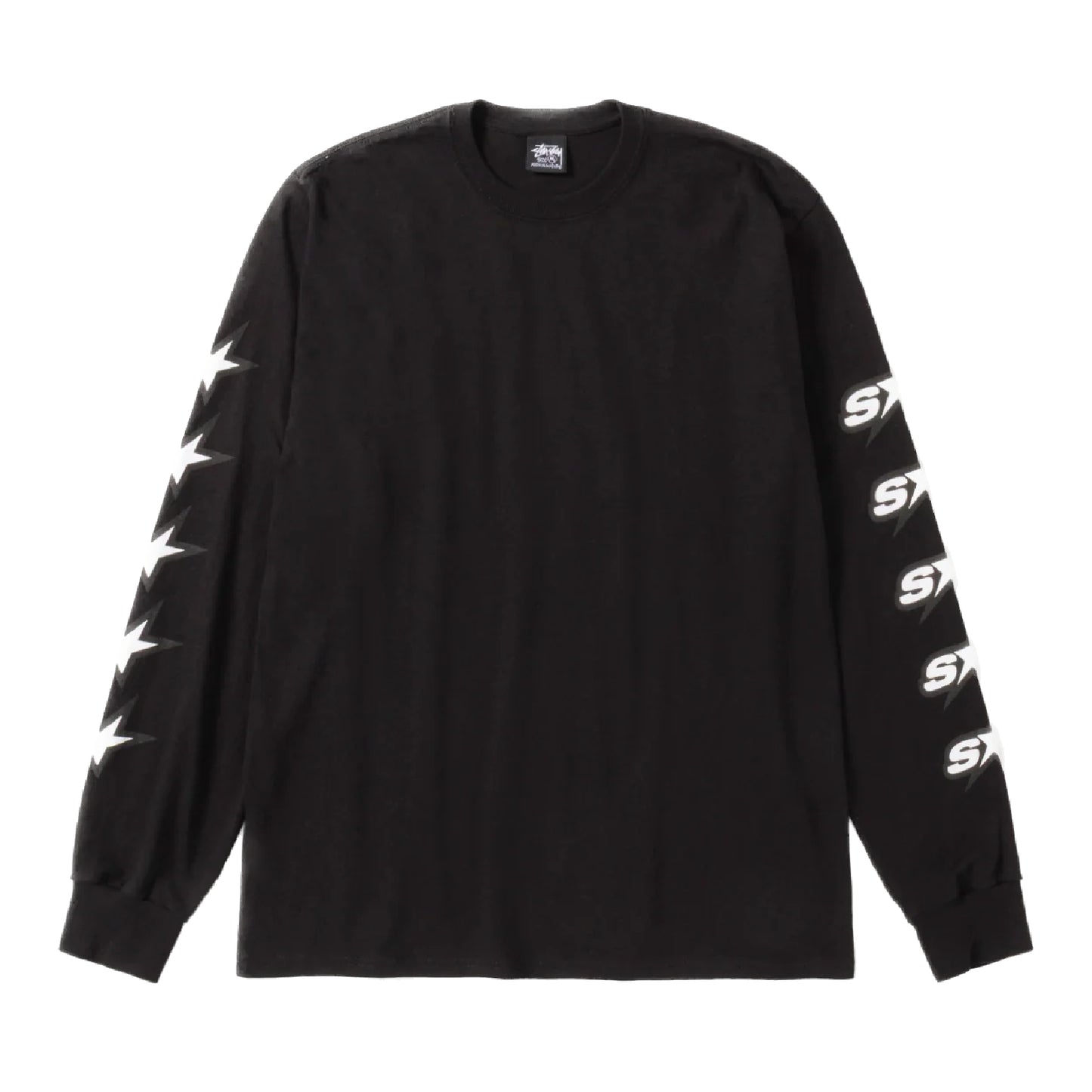 Stussy Speedway Longsleeve Tee - Black