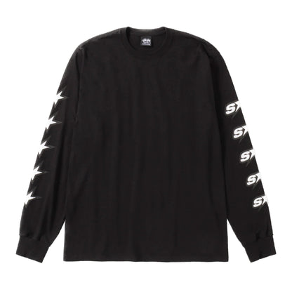 Stussy Speedway Longsleeve Tee - Black