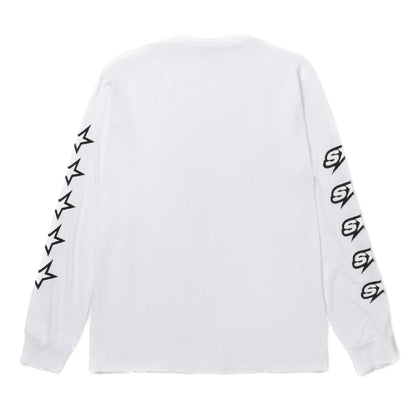 Stussy Speedway Longsleeve Tee - White
