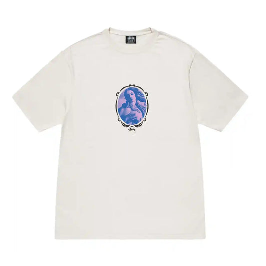 Stussy Venus Oval Pigment Dyed Tee - Natural