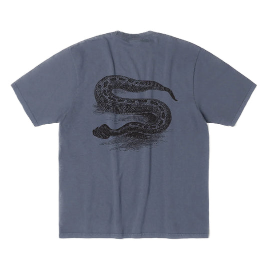 Stussy Serpent Pigment Dyed Tee - Navy