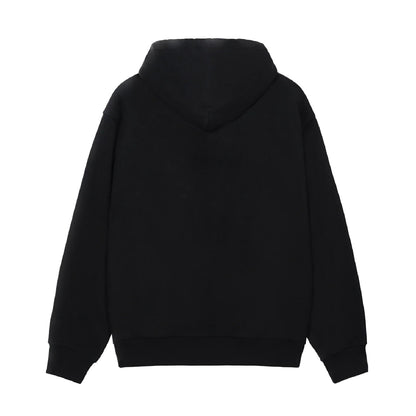 Stussy Worldwide Dot Hoodie - Black