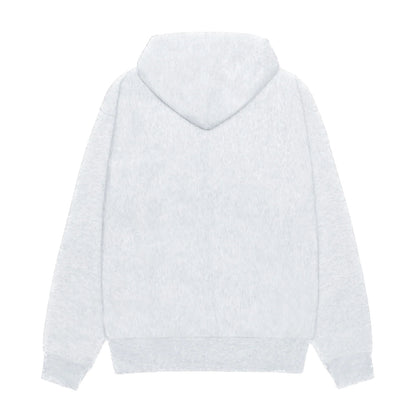 Stussy Mirror Zip Hoodie - Ash Heather