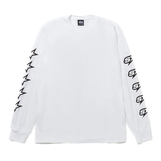 Stussy Speedway Longsleeve Tee - White