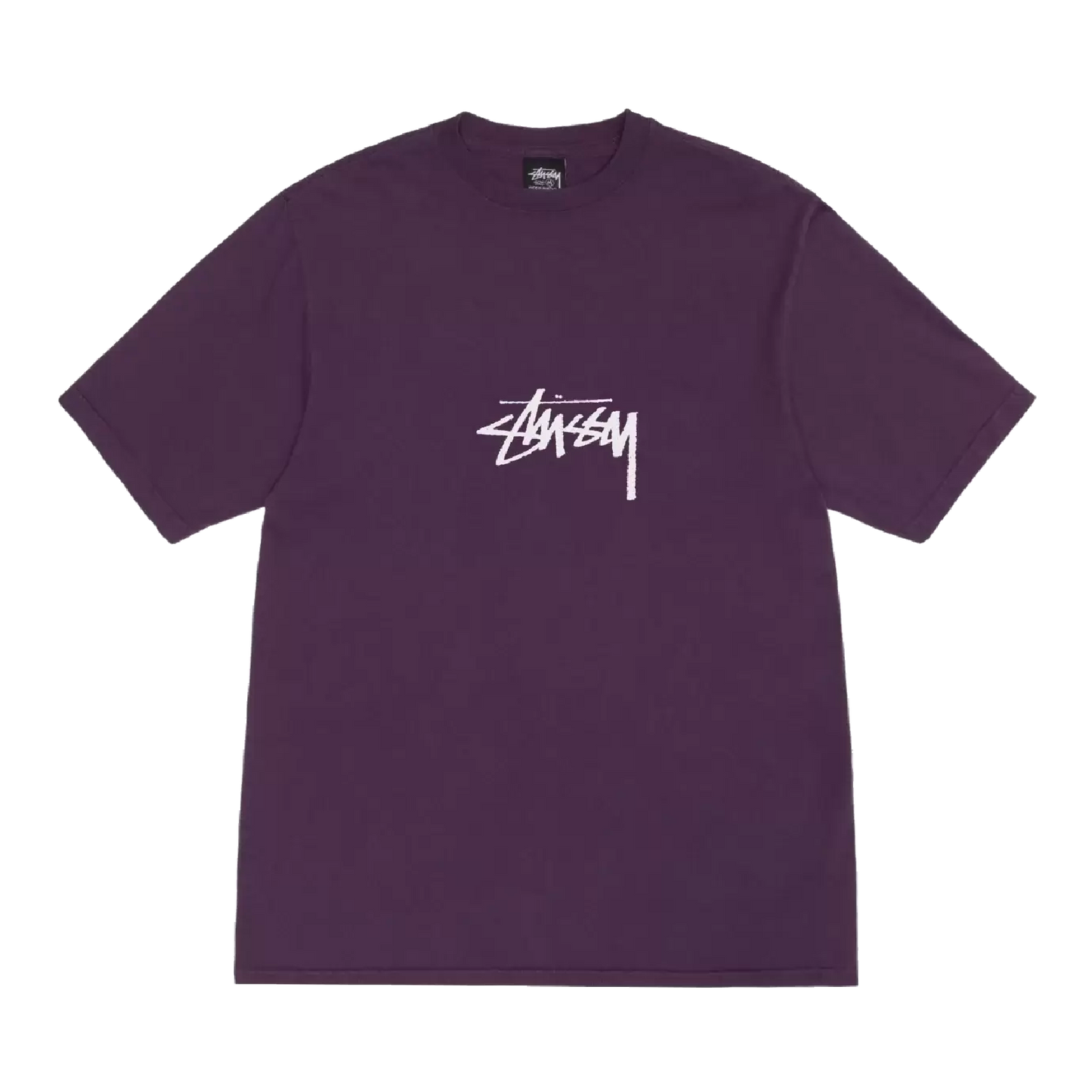 Stussy Small Stock Pigment Dyed Tee - Purple