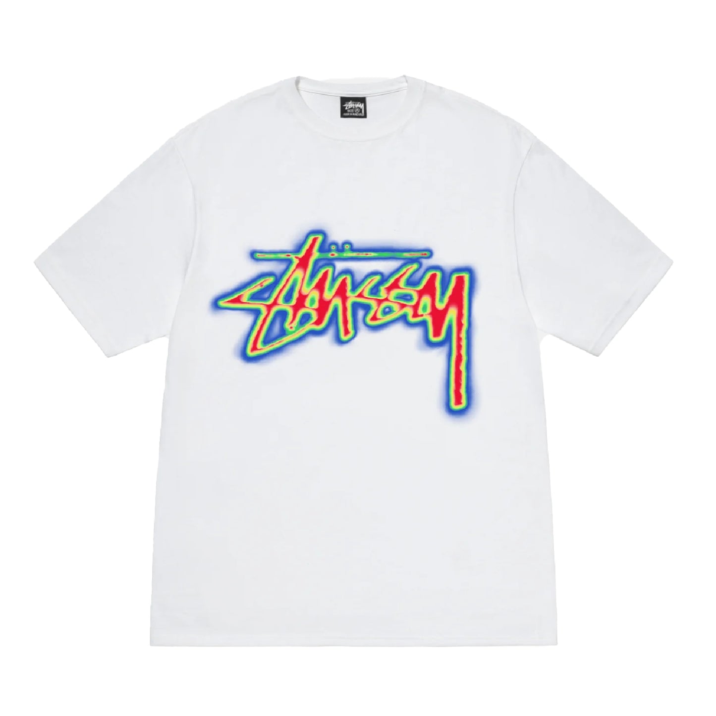 Stussy Thermal Stock Tee - White