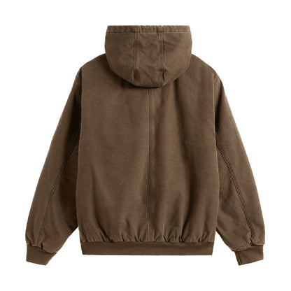 Vans Workwear Canvas Full Zip Jacket - Coal Brown