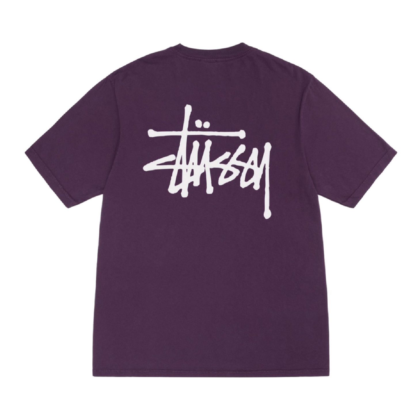 Stussy Basic Pigment Dyed Tee - Purple