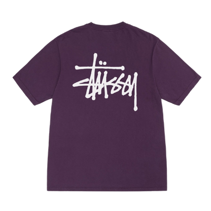 Stussy Basic Pigment Dyed Tee - Purple