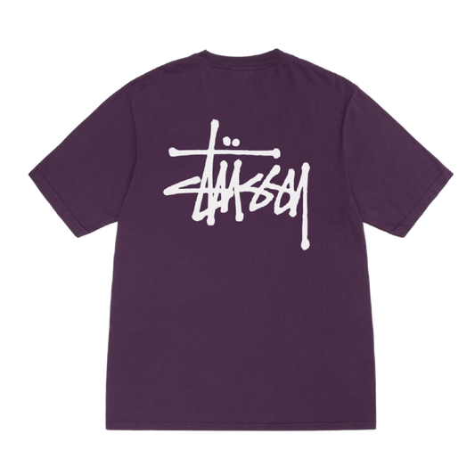 Stussy Basic Pigment Dyed Tee - Purple