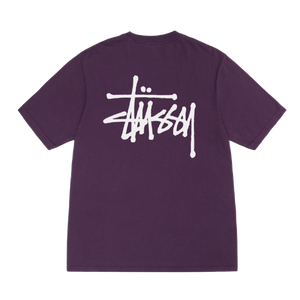 Stussy Basic Pigment Dyed Tee - Purple