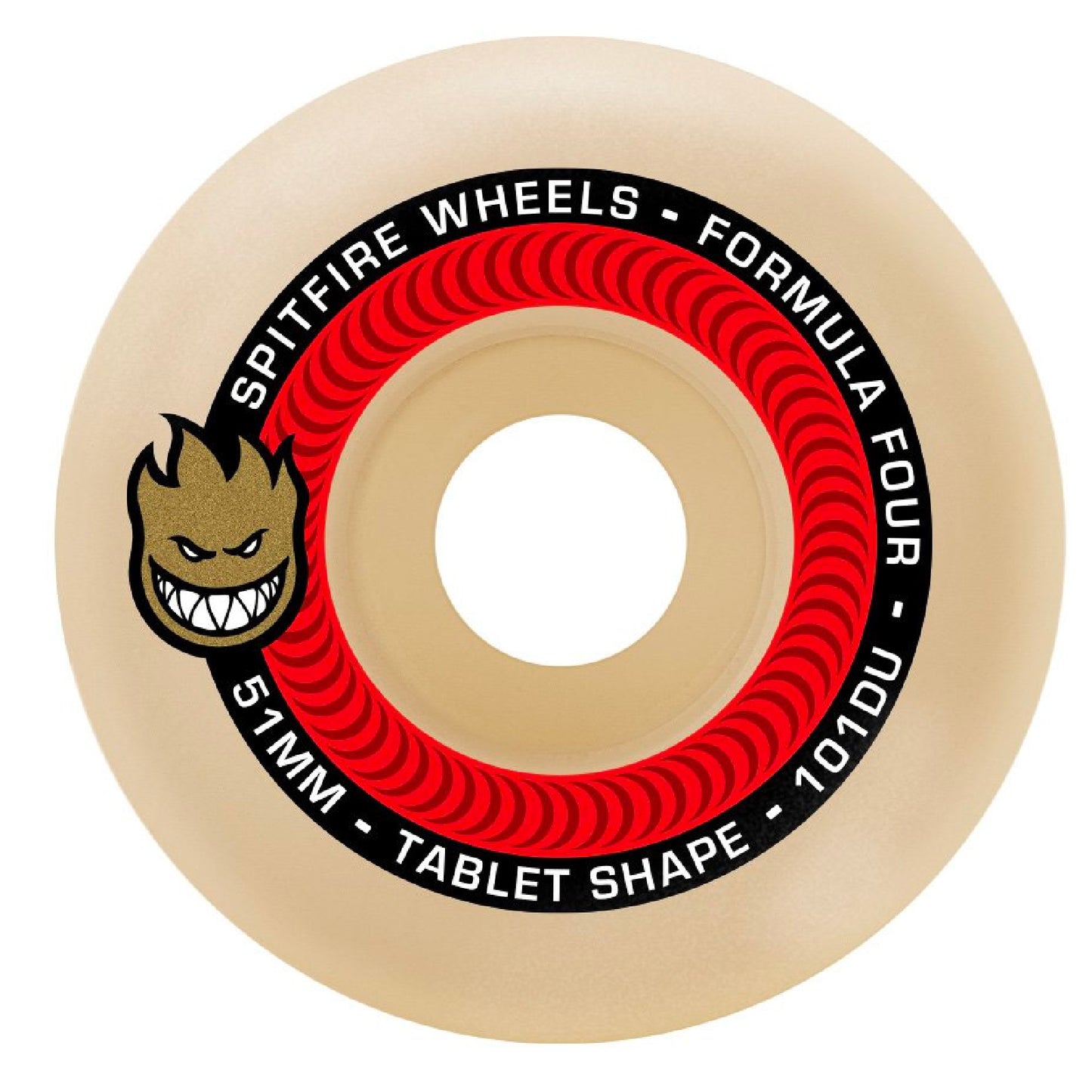 Spitfire Formula Four Tablet Wheels - 101D 51mm