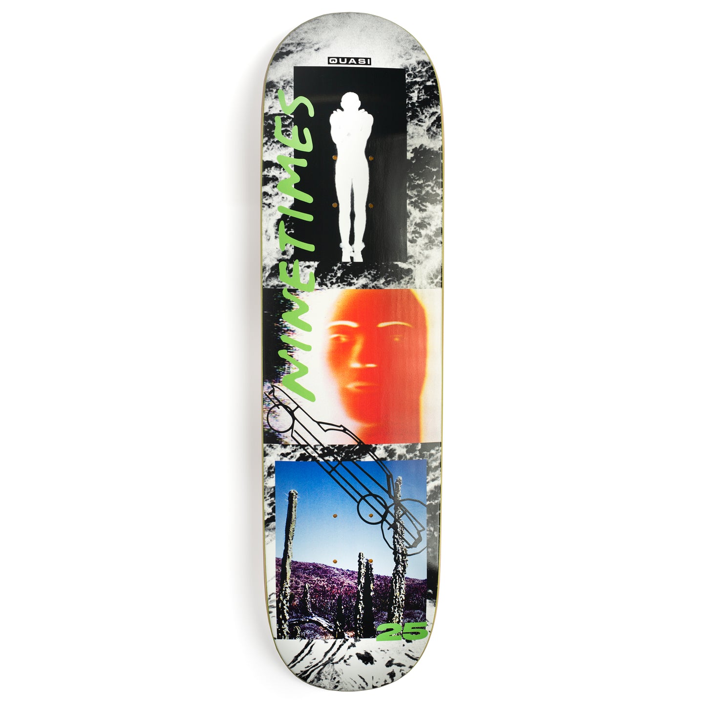 Quasi X Ninetimes Quarter Century Deck - 8.25