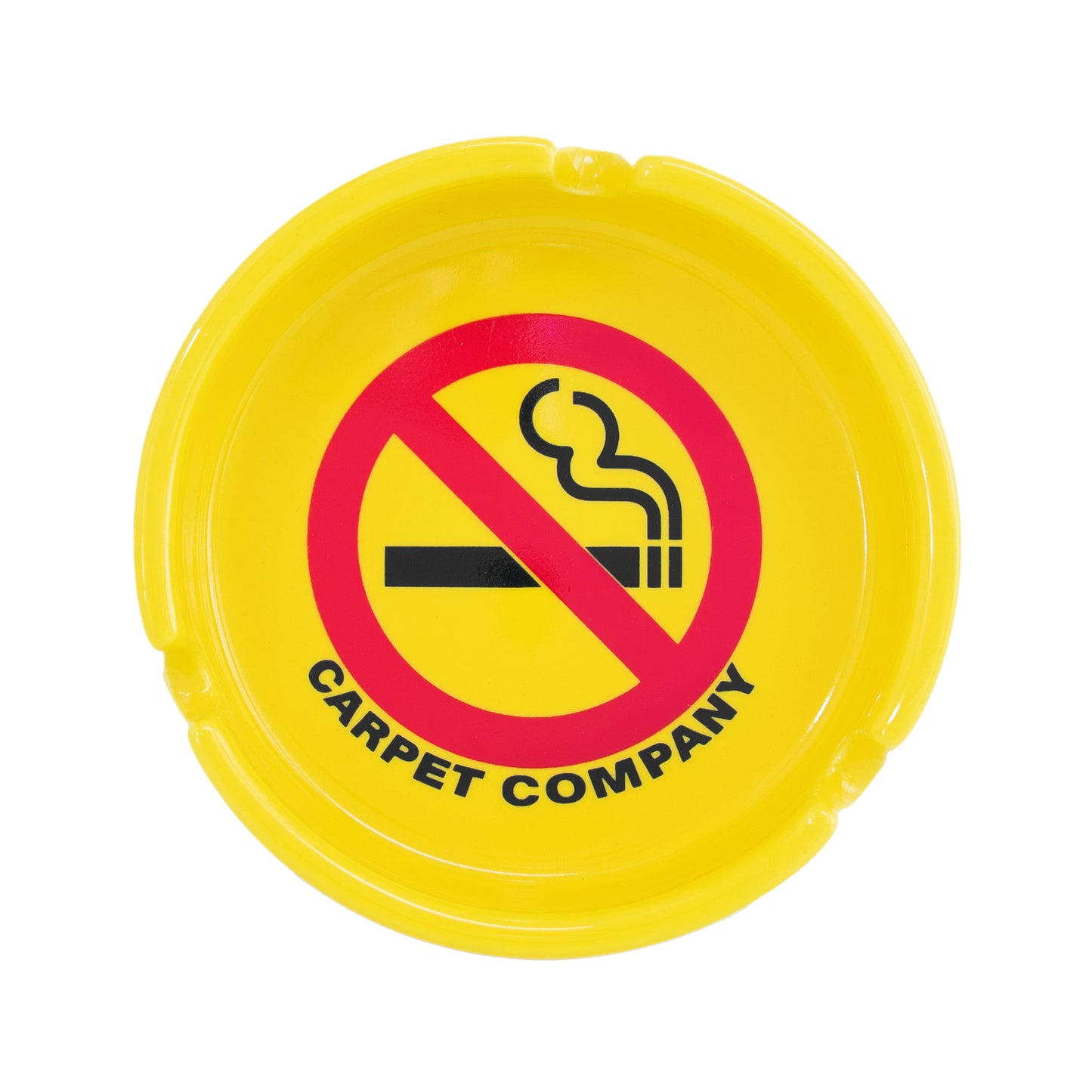 Carpet Company Smoking Kills Ashtray - Yellow