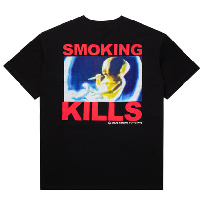 Carpet Company Smoking Kills Tee - Black