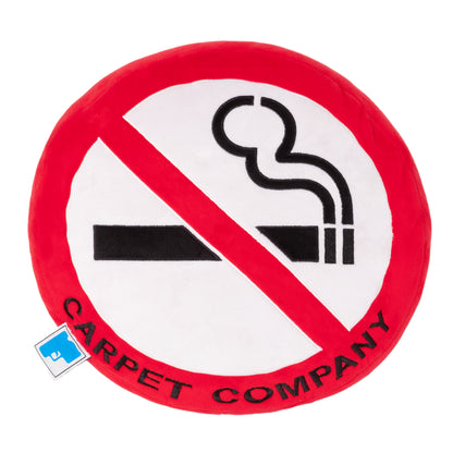 Carpet Company No Smoking Pillow - Red