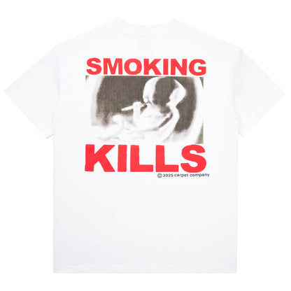 Carpet Company Smoking Kills Tee - White