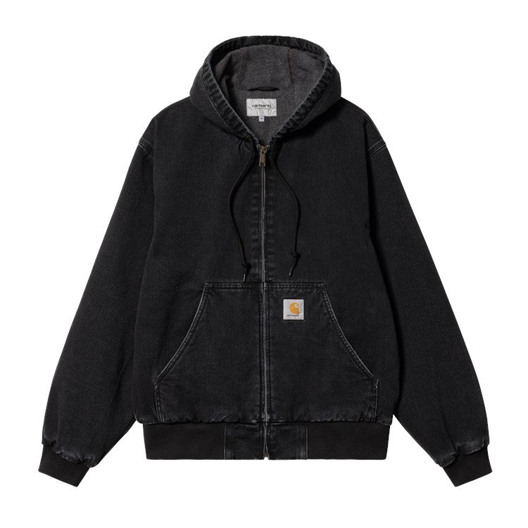 Carhartt WIP OG Active Jacket - Black Stone Washed