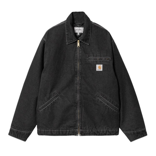 Carhartt WIP OG Detroit Jacket - Black Stone Washed