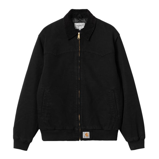 Carhartt WIP OG Santa Fe Jacket - Black Aged Canvas