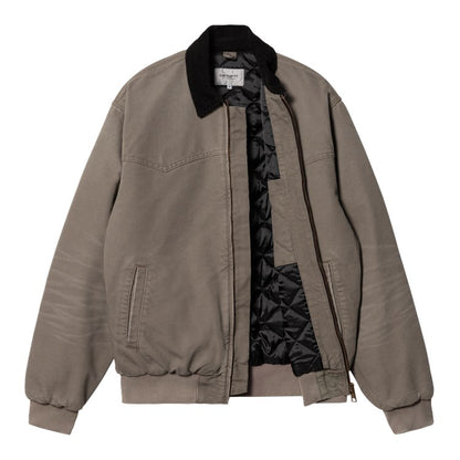 Carhartt WIP OG Santa Fe Jacket - Barista/Black Aged Canvas