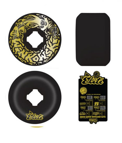 OJs Winkowski Dope Planet Elite Black/Gold Wheels - 95A 54mm