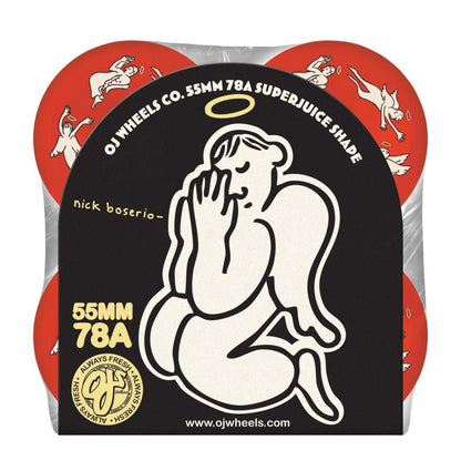 OJs Boserio Holy Angels Mini Super Juice Wheels - 78A 55mm Red