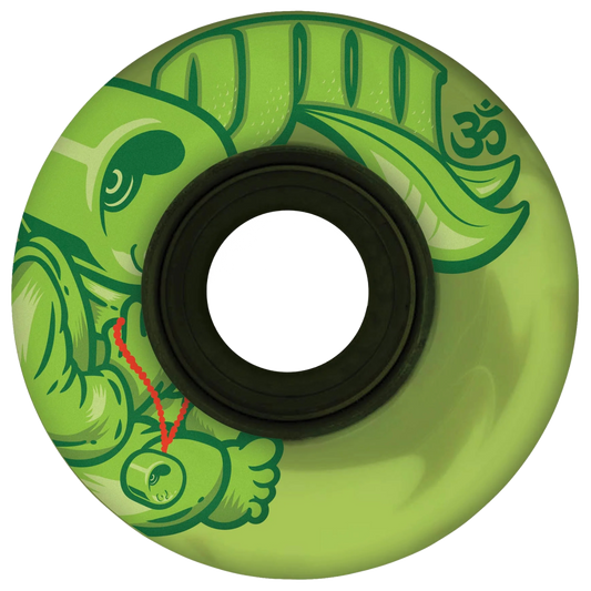 OJs Cru-Zen Super Juice Wheels - 78A 60mm Emerald Marble Swirl