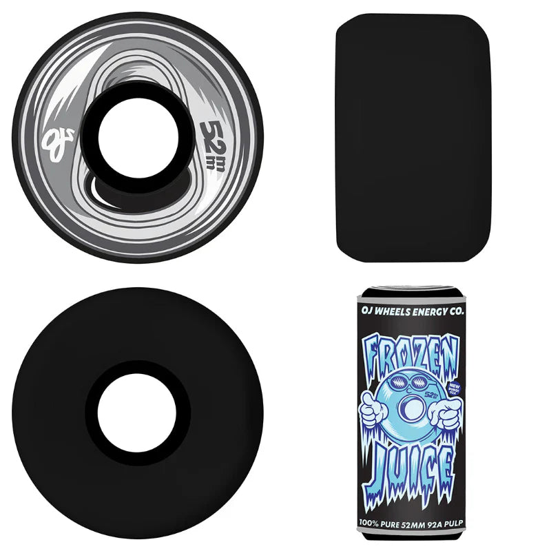 OJs Frozen Energy Keyframe Black Wheels - 92A 52mm