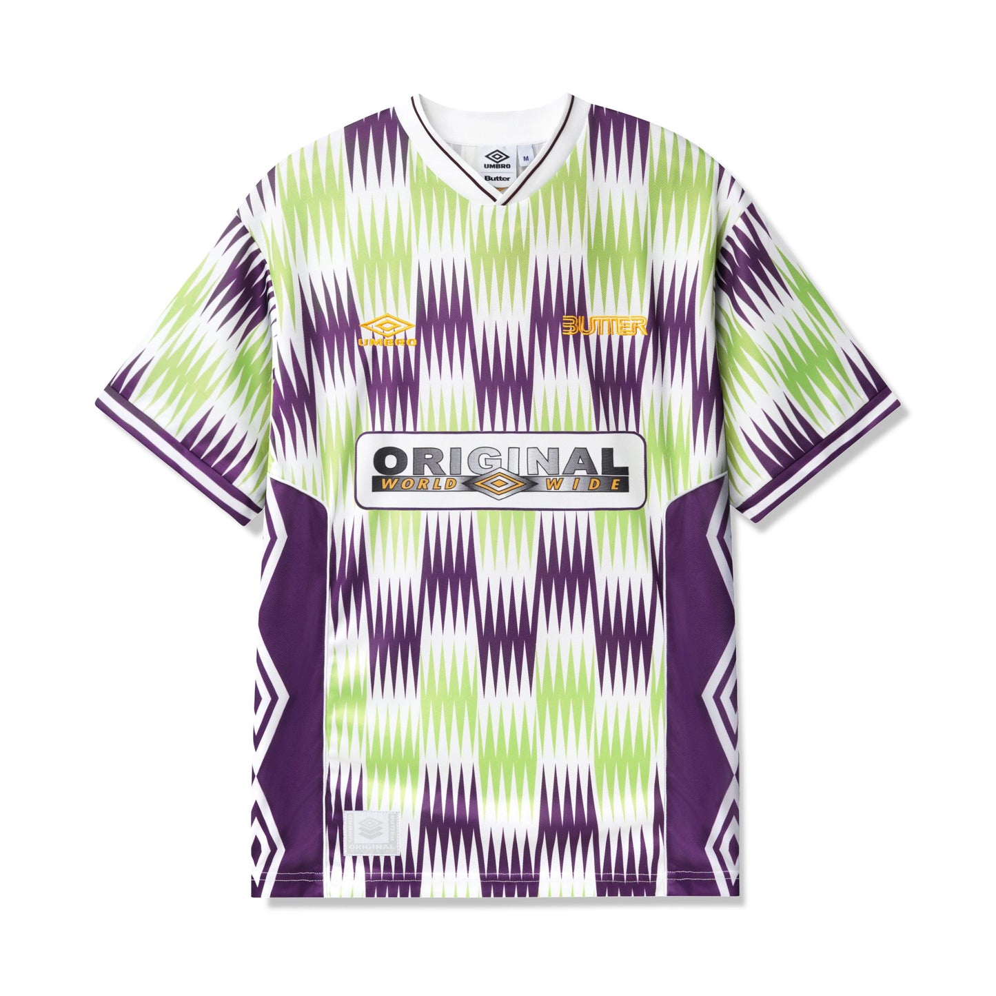 Butter Goods X Umbro Optical Jersey - Grape/Volt