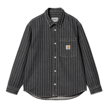 Load image into Gallery viewer, Carhartt WIP Orlean Shirt Jacket - Black/White