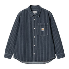 Load image into Gallery viewer, Carhartt WIP Orlean Shirt Jacket - Blue/White