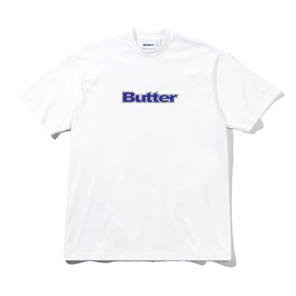 Butter Goods Outline Logo Tee - White