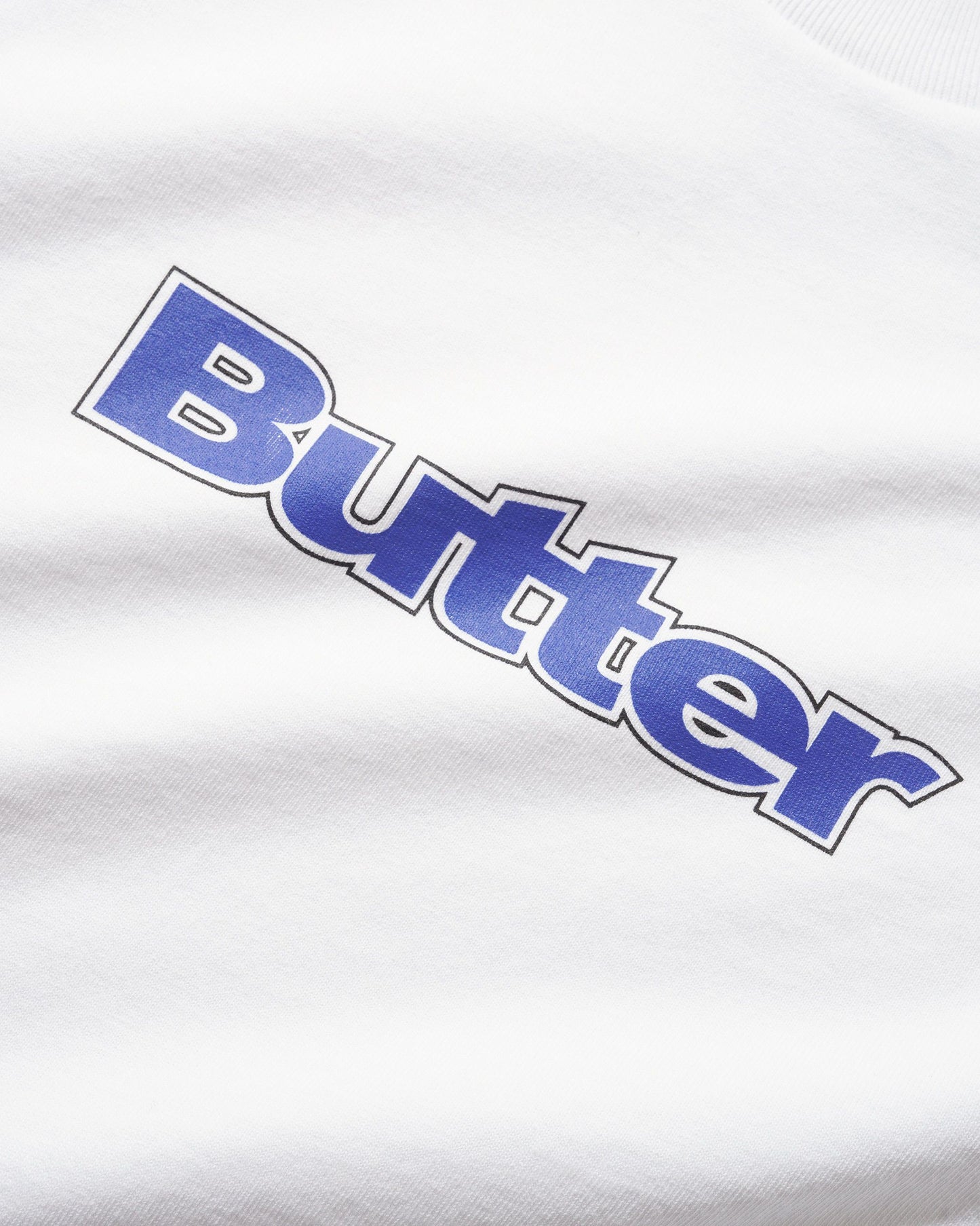 Butter Goods Outline Logo Tee - White
