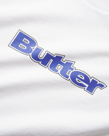 Butter Goods Outline Logo Tee - White