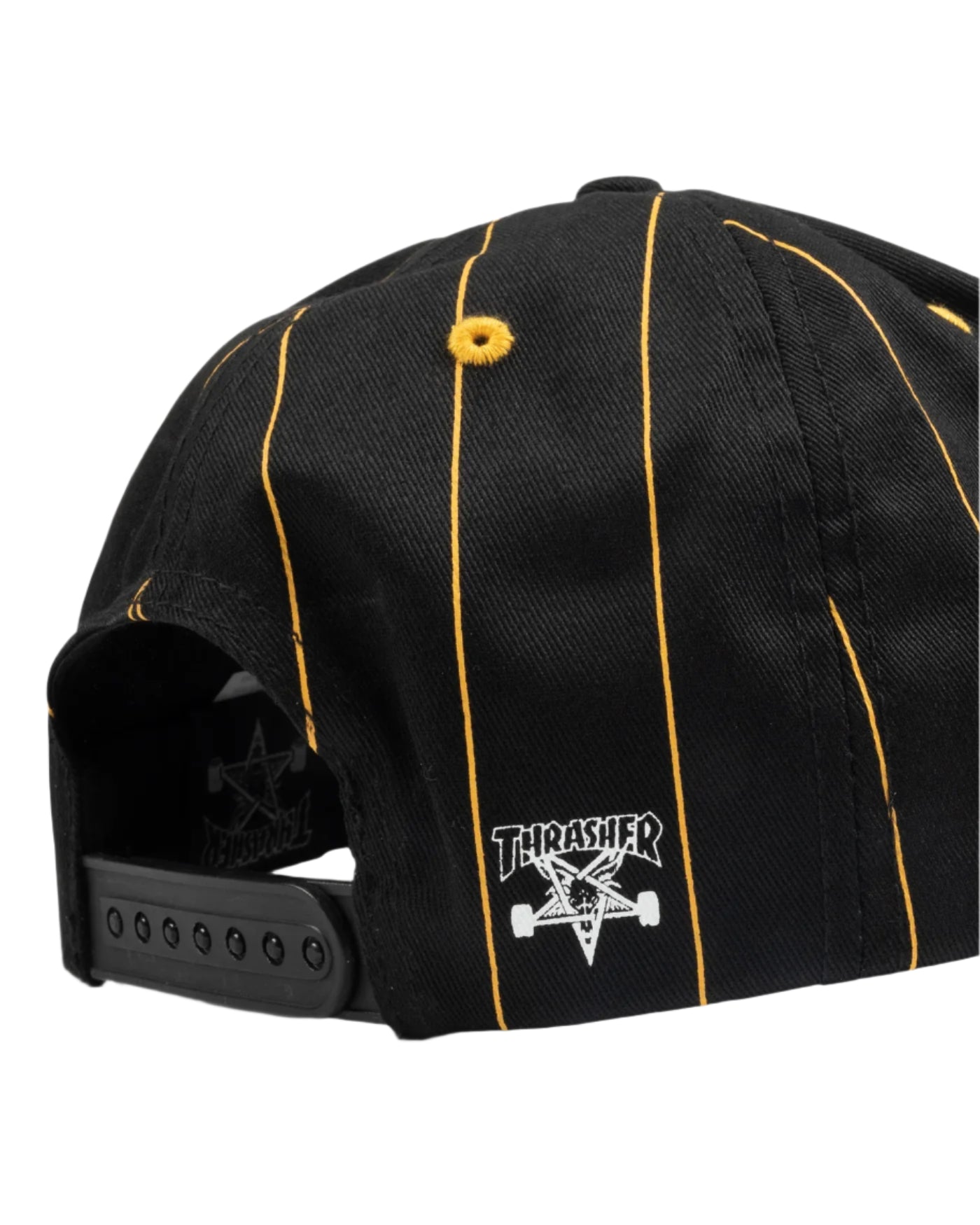 Thrasher T-Logo Old Timer Hat - Black/Yellow