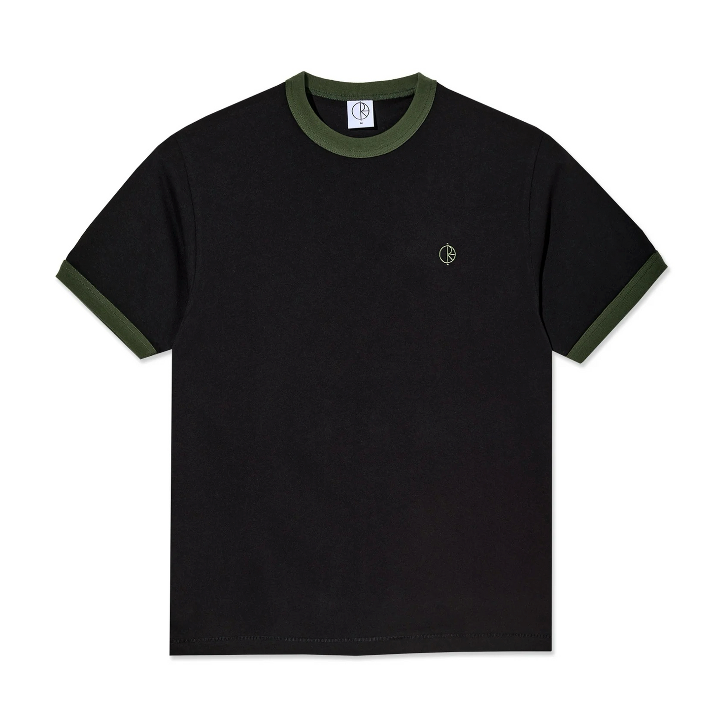 Polar Ringer Tee - Black/Uniform Green