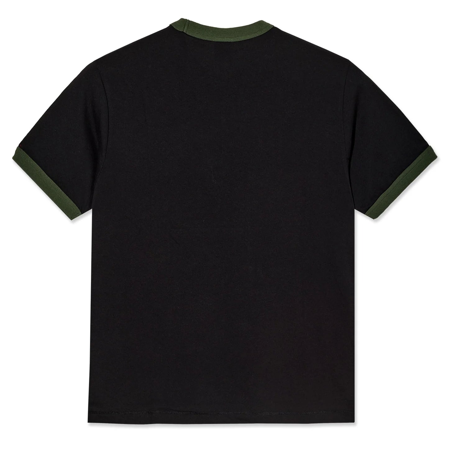 Polar Ringer Tee - Black/Uniform Green