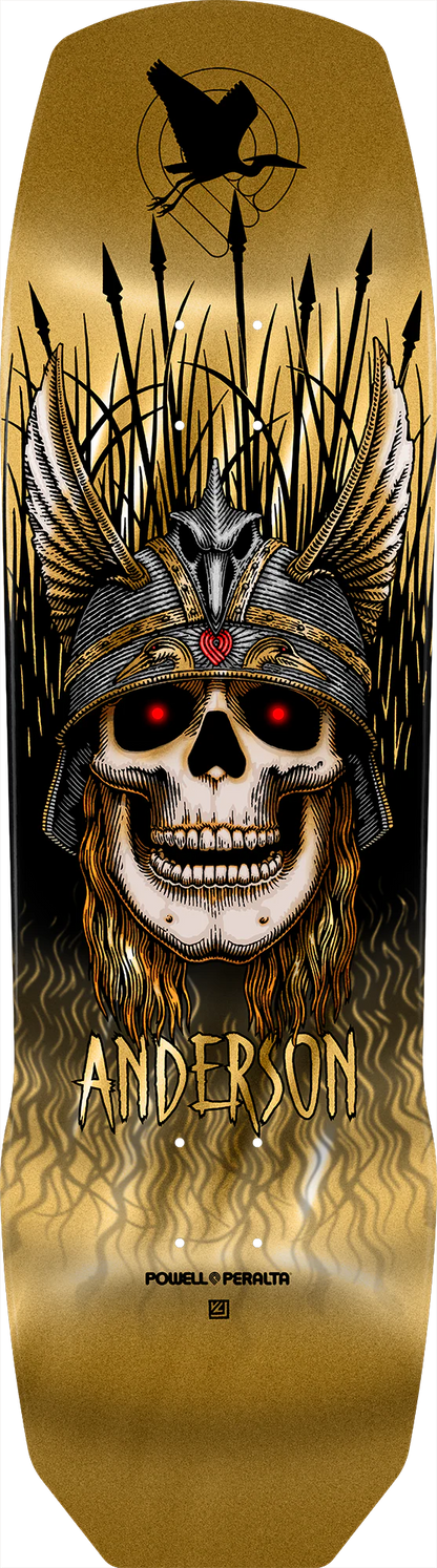 Powell Peralta Anderson Heron '3' Gold Foil Deck - 9.13