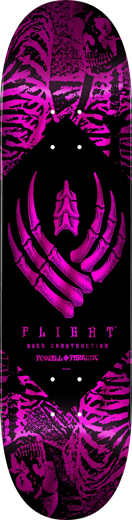 Powell-Peralta Skeleton Pink Foil Flight Deck - 8.0